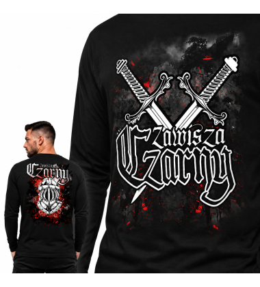 LONGSLEEVE PATIOTYCZNY  ZAWISZA CZARNY
